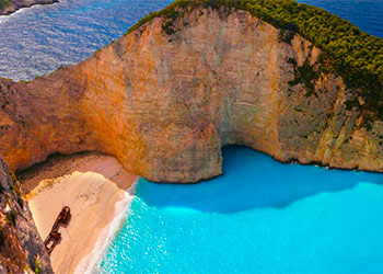 La isla de Zante, Zakinthos, Islas Jónicas, Grecia, Islas Griegas