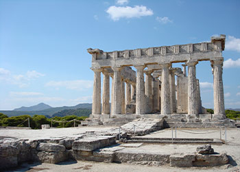 La isla de Egina, Aegina, Islas Sarónicas, Grecia, Islas Griegas