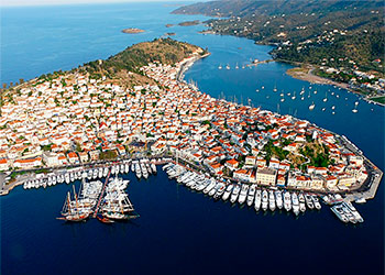 La isla de Poros, Islas Sarónicas, Grecia, Islas Griegas