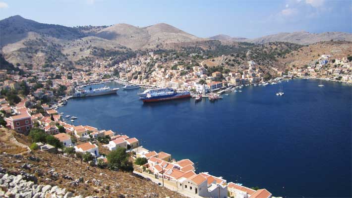 La isla de Kalymnos (Kalimnos), Islas del Dodecaneso, Grecia, Islas Griegas
