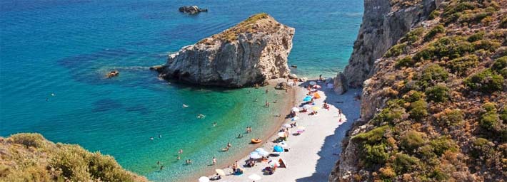 Las playas de Kythira (Kithira), Islas Jónicas, Grecia, Islas Griegas