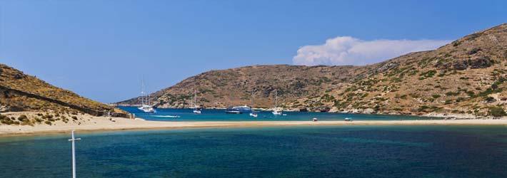 Las playas de Kithnos, Islas Cícladas, Grecia, Islas Griegas