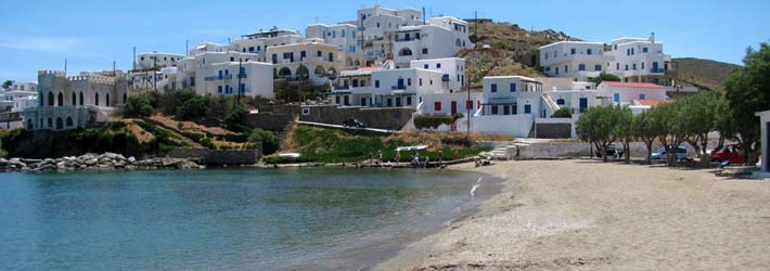 Las playas de Kithnos, Islas Cícladas, Grecia, Islas Griegas