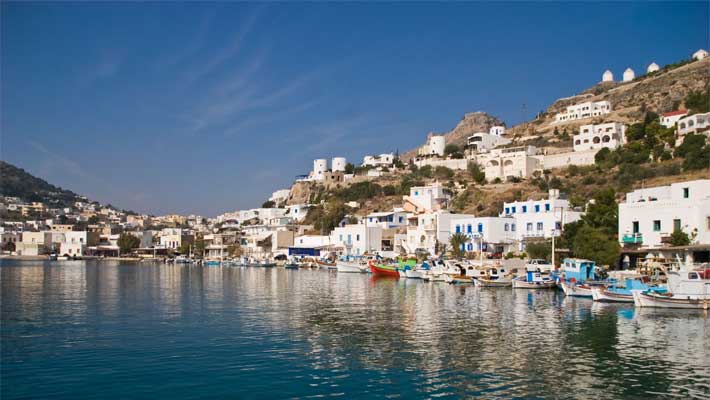 La isla de Leros, Islas del Dodecaneso, Grecia, Islas Griegas