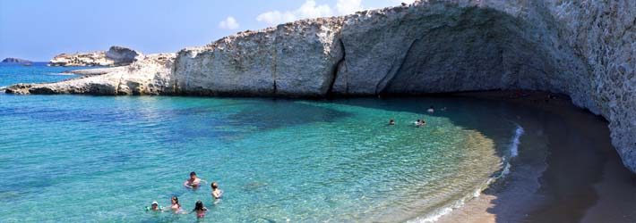 Las playas de Milos, Islas Cícladas, Grecia, Islas Griegas