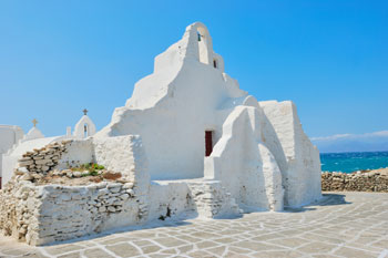 La Iglesia de Paraportiani, Mykonos Chora