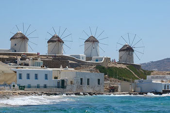 Los Molinos de Mykonos, Chora