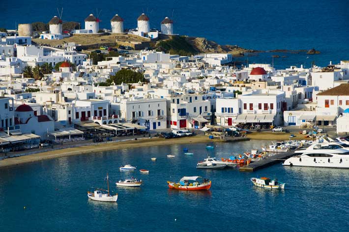 Mykonos Chora, la capital de la isla de Mykonos