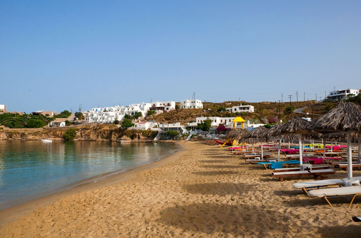 Playas de Mykonos: Playa de Agios Stefanos