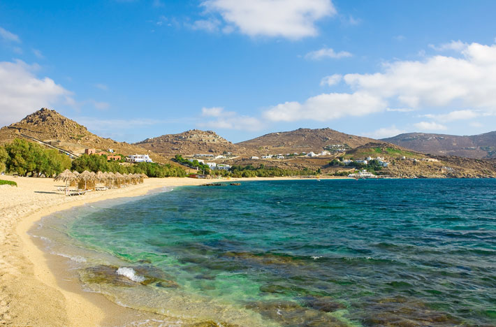 Playas de Mykonos: Playa de Kalafatis