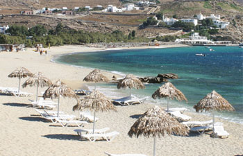 Playas de Mykonos: Playa de Kalafatis