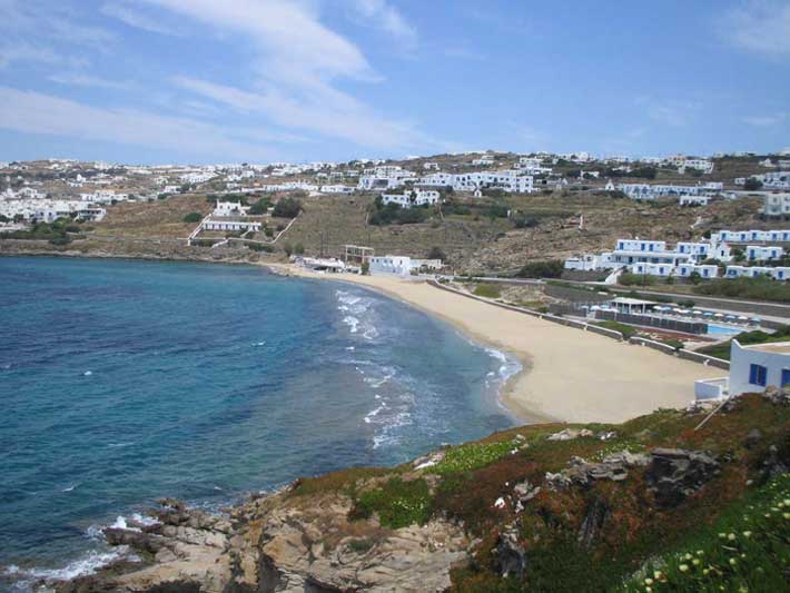 Playas de Mykonos: Playa Megali Ammos