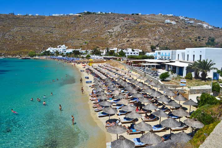 Playas de Mykonos: Playa de Psarou Beach