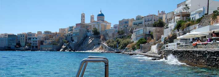 La isla de Siros, Islas Cícladas, Grecia, Islas Griegas