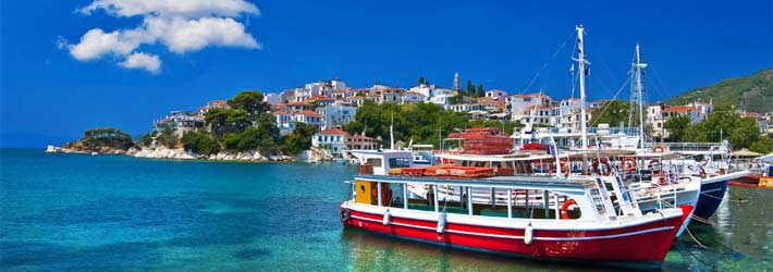 La isla de Skopelos, Islas Espóradas, Grecia, Islas Griegas