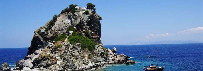 La isla de Skopelos, Islas Espóradas, Grecia, Islas Griegas