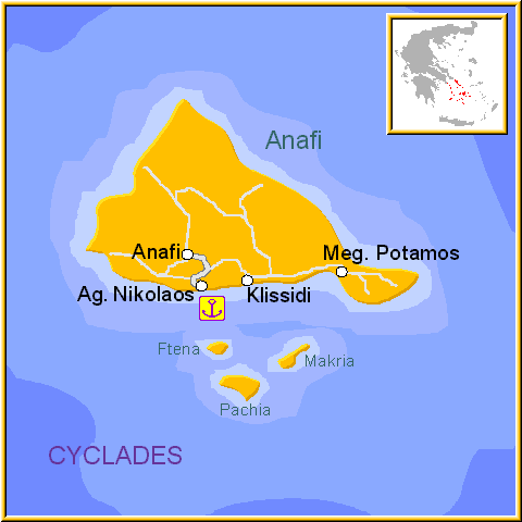Isla de Anafi, Cícladas Grecia