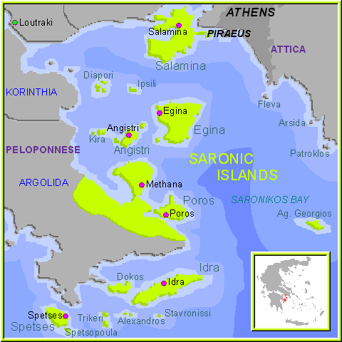 Resultado de imagen de egina isla mapa