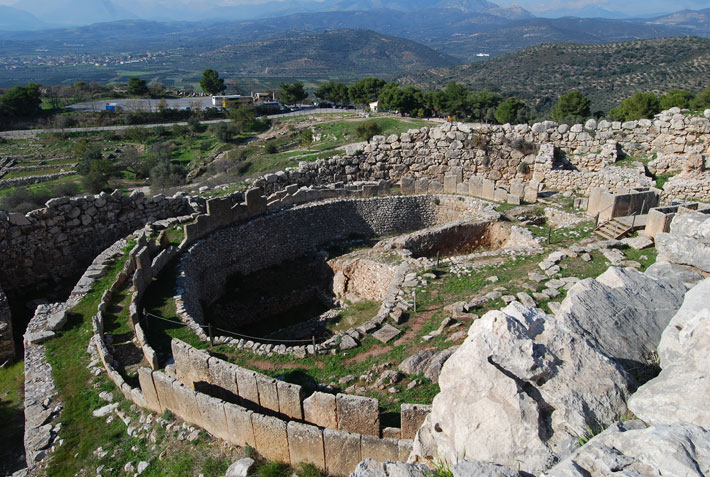 El Círculo A de Micenas, Grecia