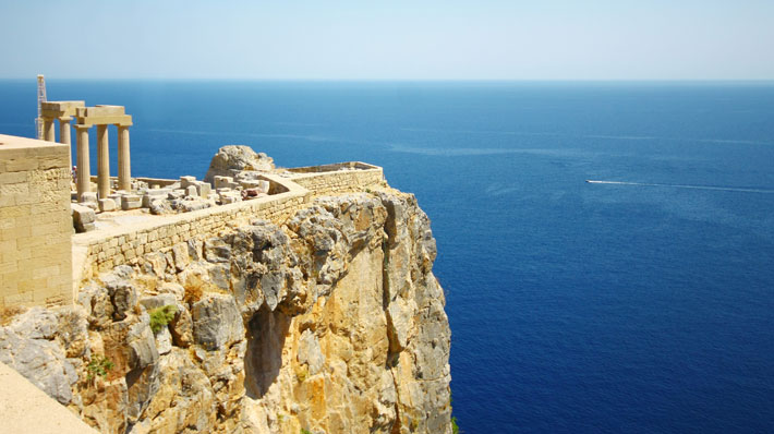 Acrópolis de Lindos, Rodas