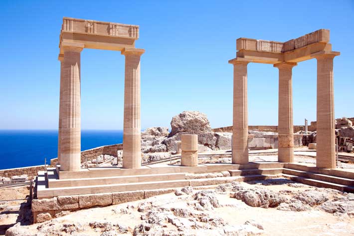 Templo de Atenea Lindia, Lindos Rodas