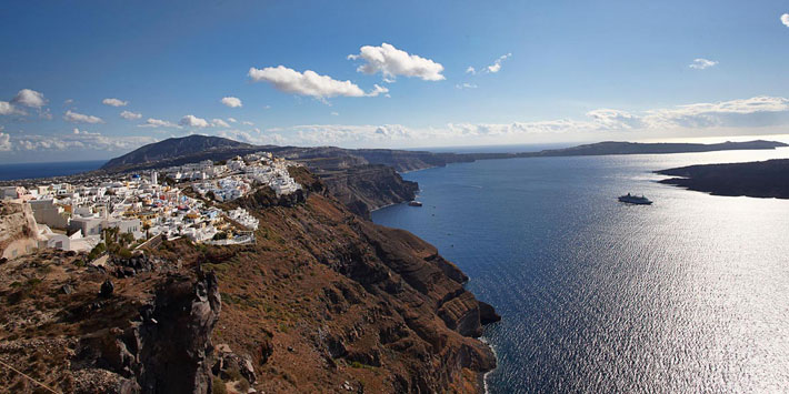 Imerovigli Santorini en Grecia