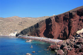 Playas de Santorini. La Playa Roja