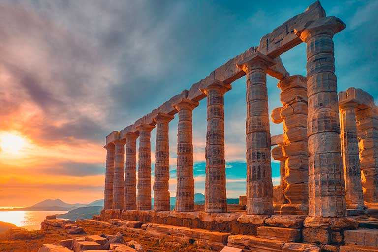 Visita al Templo de Poseidón en el Cabo Sunio desde Atenas para su puesta de sol