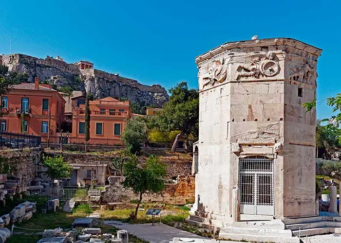 Barrio de Plaka en Atenas