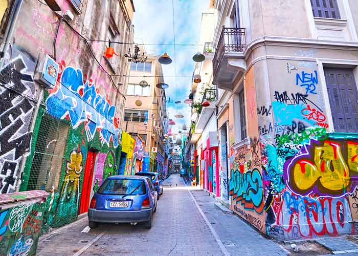 Psiri 2 Barrio de Psyri Psiri en Atenas