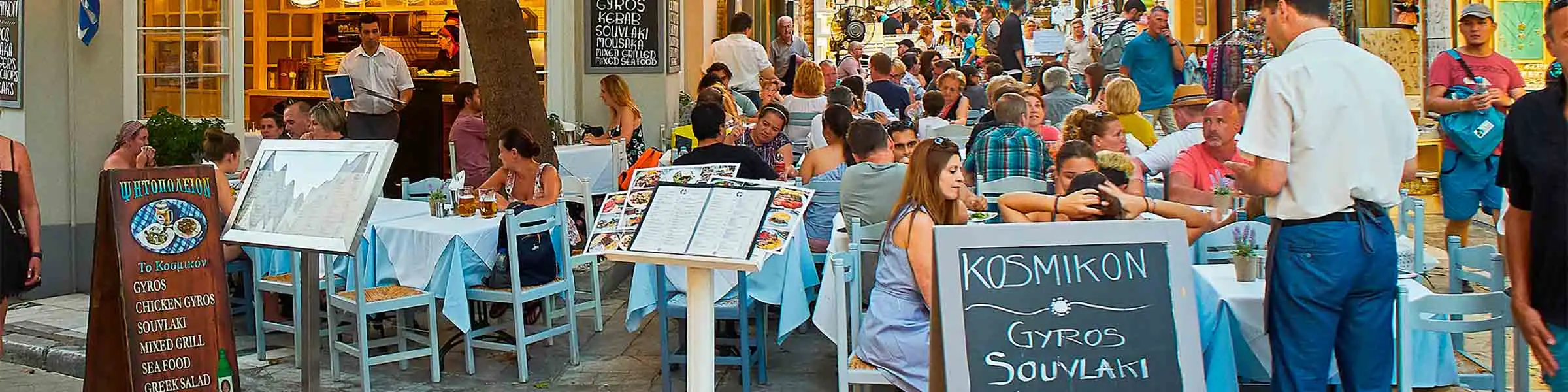 Restaurantes recomendados en Atenas
