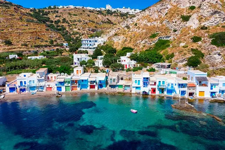 Isla de Milos en Grecia