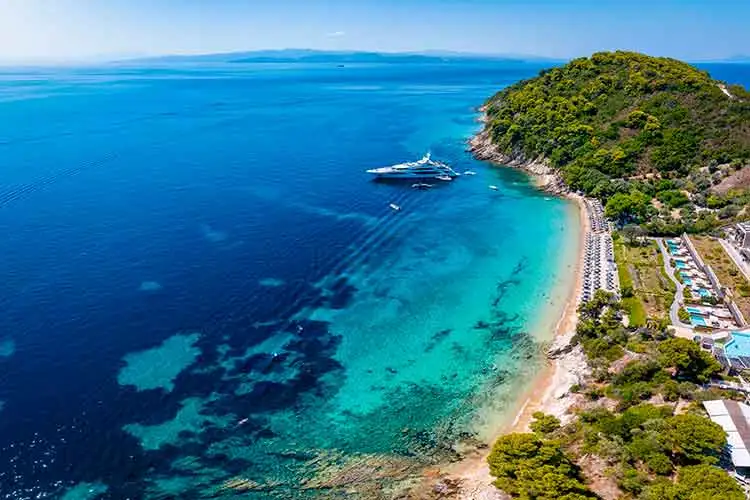 Playa Ambelakia en Skiathos