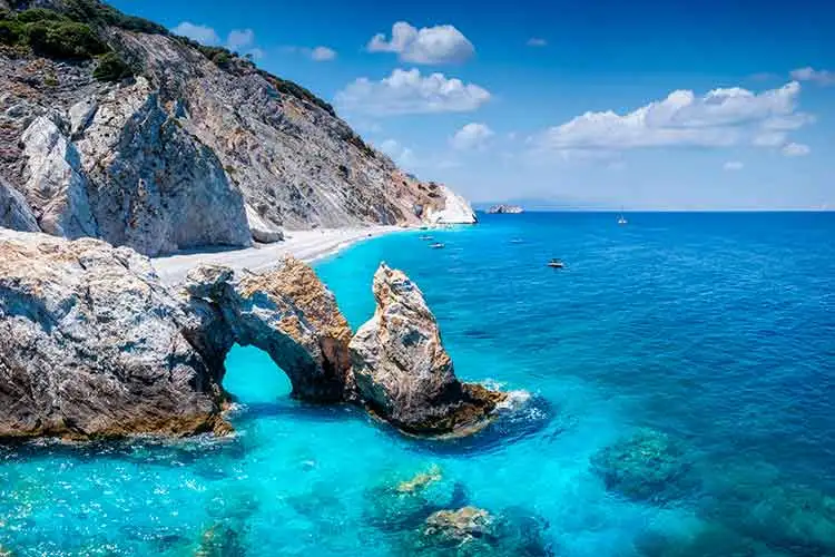 Playa de Lalaria Beach en Skiathos