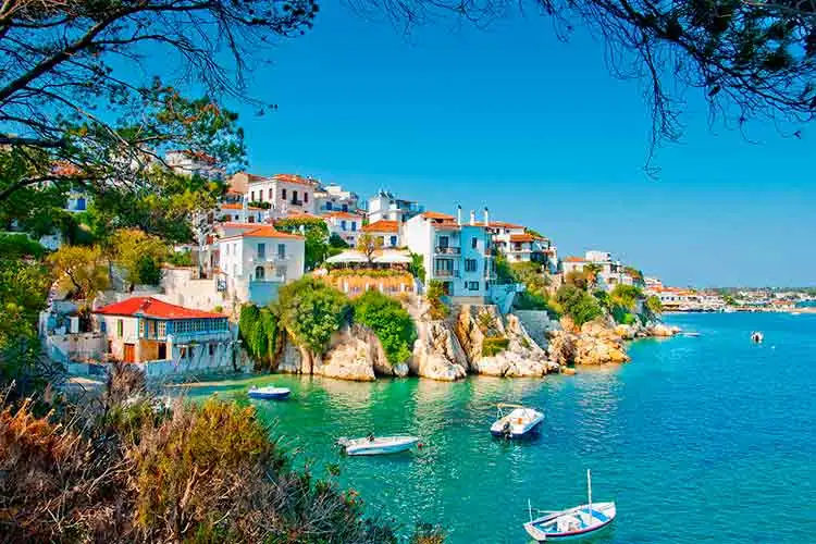 Skiathos en Grecia